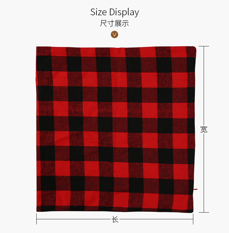 格子布抱枕套_03