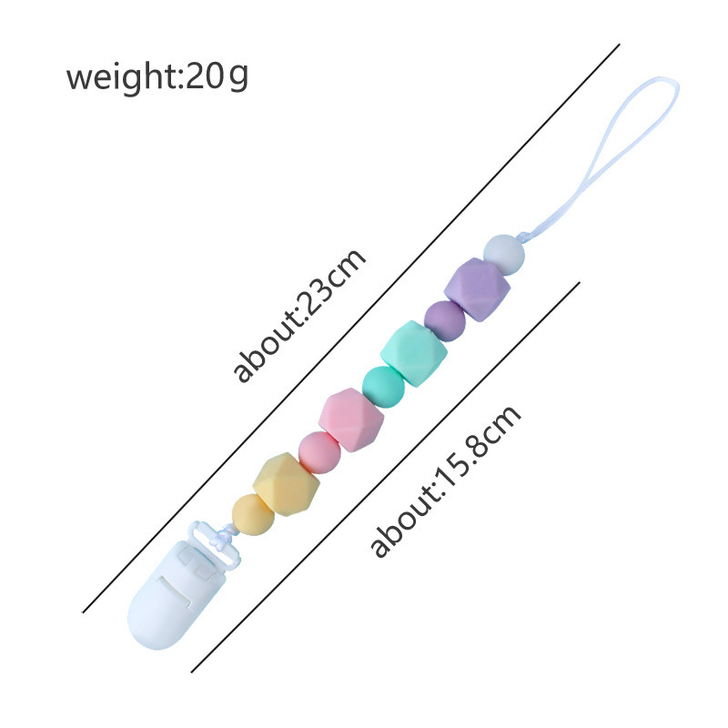 Comercio exterior nueva cadena de chupete de silicona suministros para bebés cadena anti-Caída de mordedor Amazon AliExpress cadena anti-perdida