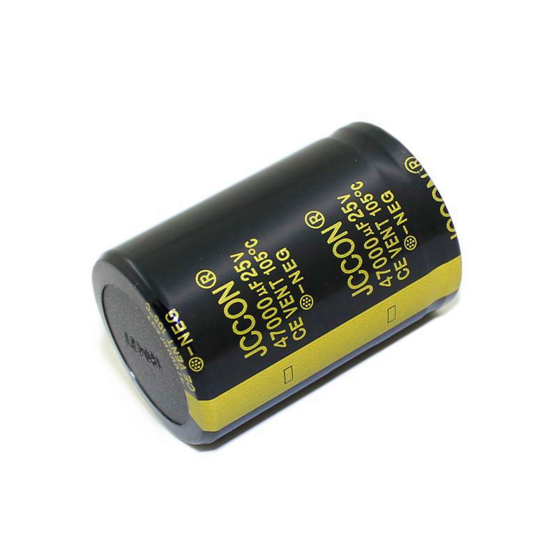 功放電容25v47000uf  JCCON黑金 廠家直供音響功放電解電容35x50