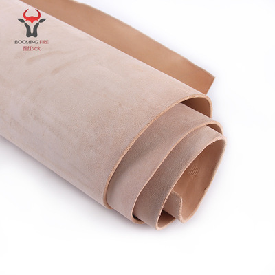 Vegetable tanned leather cowhide Trilateral carving Belt belt cowhide Tree skin cream Fabric bags