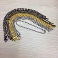 实力厂家直销珠链链条各种规格现货波仔链2.4直径吊牌珠链