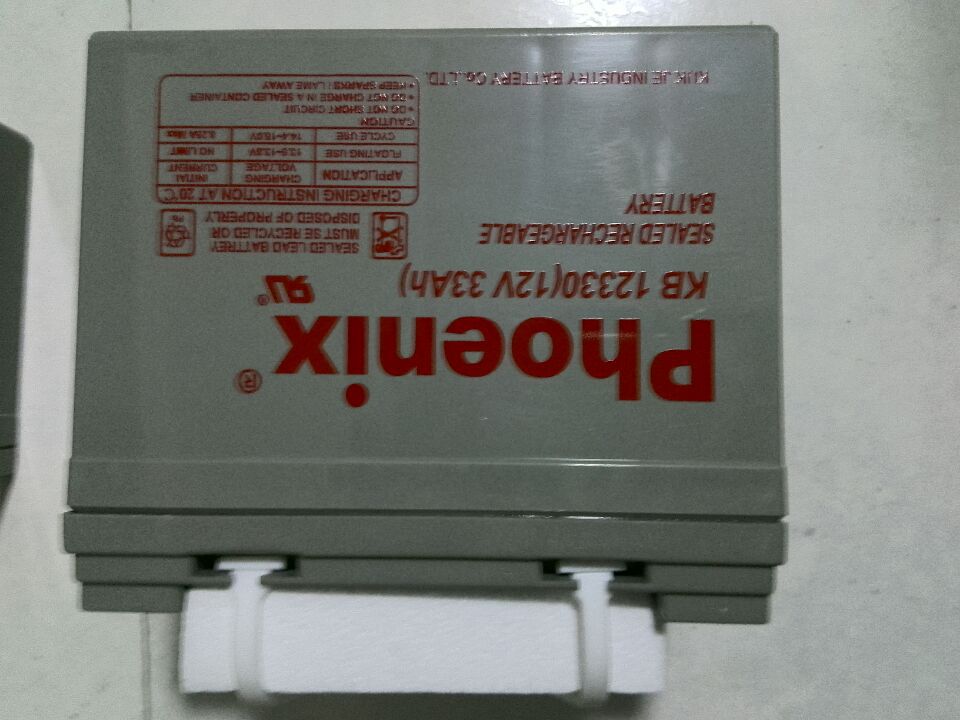 凤凰蓄电池KB12380 12V38AH 铅酸免维护蓄电池凤凰蓄电池KB12380