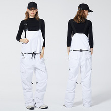 2020滑雪裤女背带裤保暖滑雪装备单板滑雪服连体雪裤男