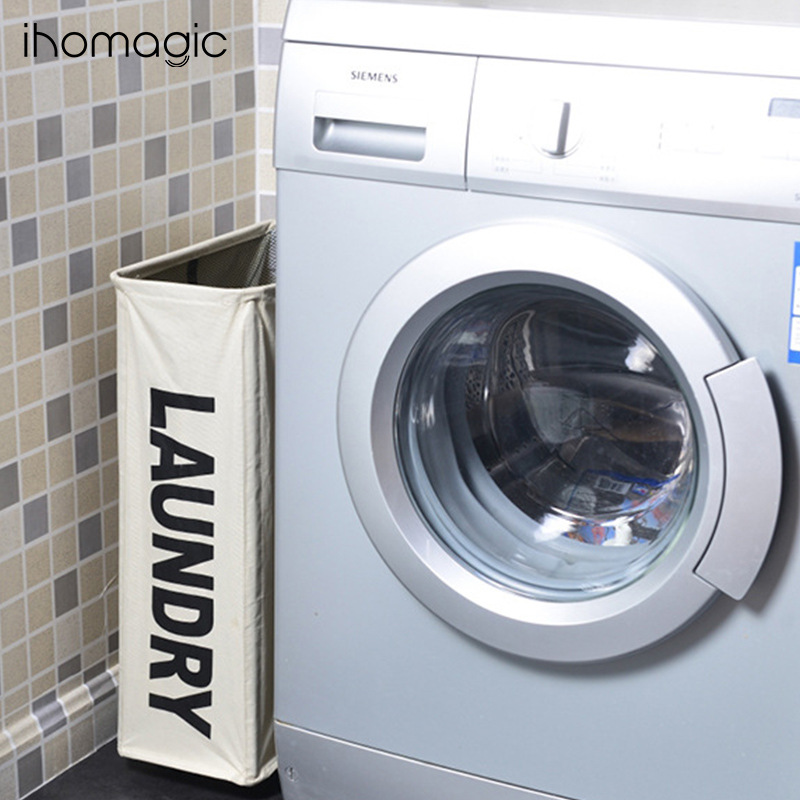 单格脏衣篮网布衣物收纳箱 布艺框架收纳置物袋 家居用品脏衣篓