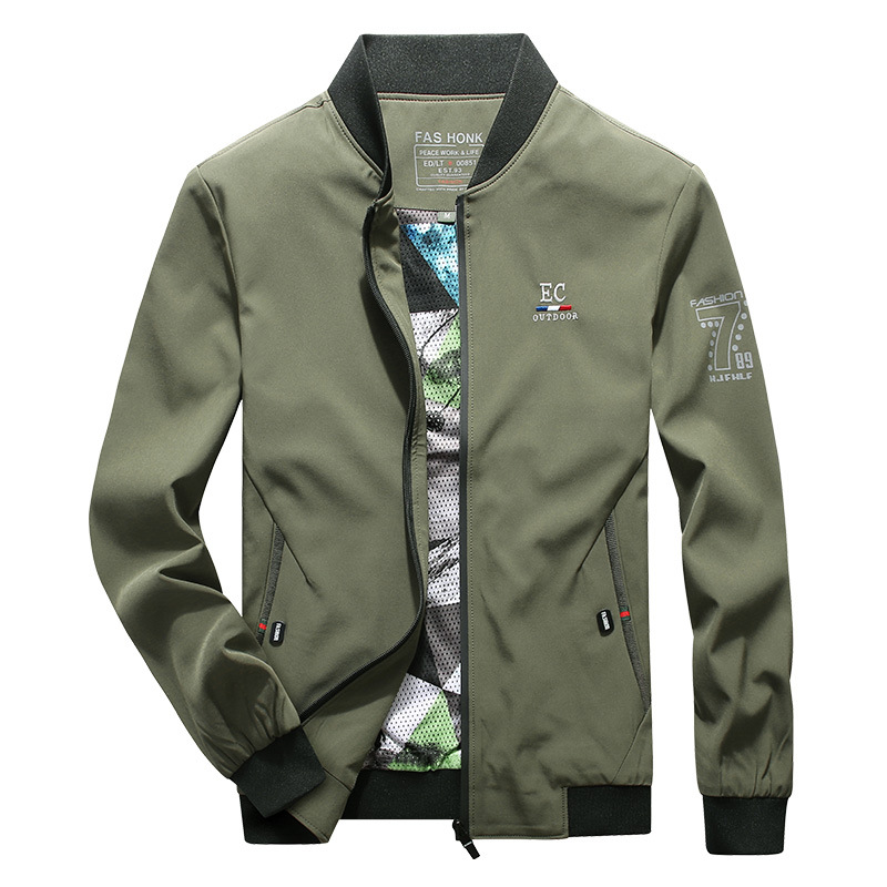 2019 otoño nueva chaqueta transfronteriza hombres sueltos chaqueta casual de los hombres moda voladora chaqueta de los hombres