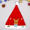 Christmas decorations, hat, cartoon children's velvet sticker, new collection, dress up