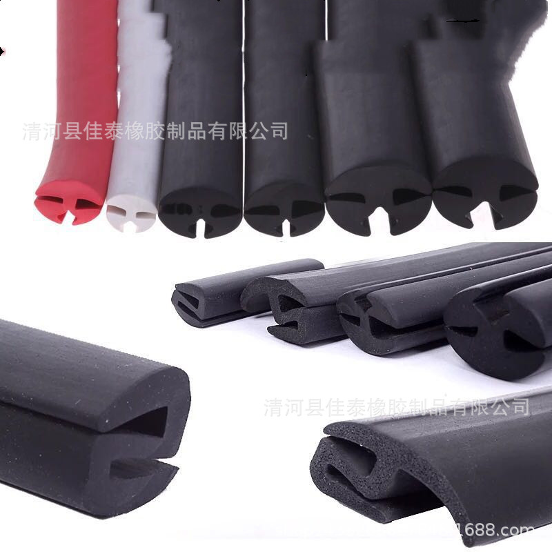 EPDM胶条 三元乙丙汽车胶条 异型橡胶密封条 三元乙丙三口密实条