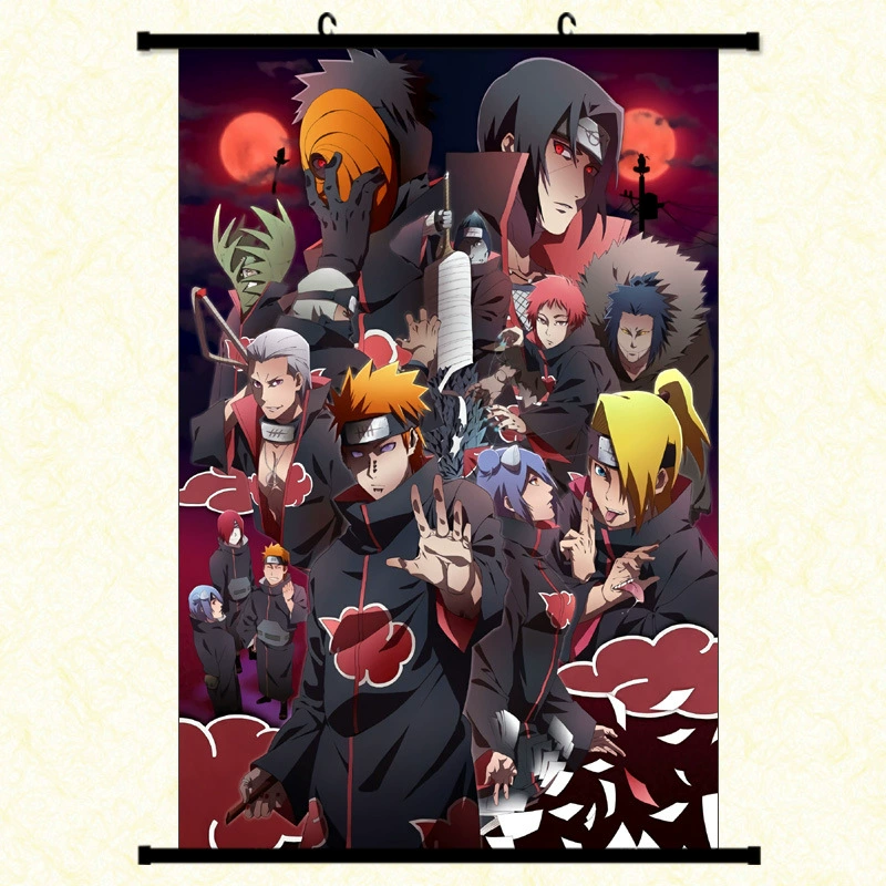 Плакат Naruto свисающий, японская анимация, свитки постер Naruto, источник оптовый Amazon Naruto