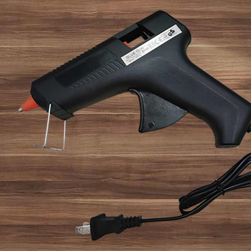 黑色80W热熔胶枪现货有售 适用11mm粗胶棒 厂家直销