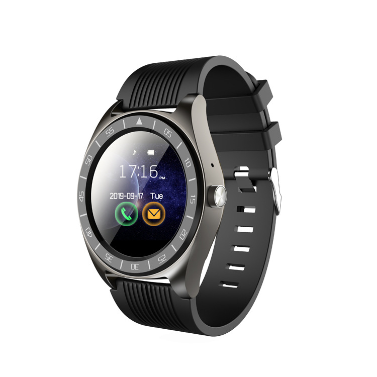 Huaqiang North Explosion E-commerce Quality V5 Smart Watch Can Be Inserted Into The Card Call Export Fashion Business Smart Watch