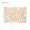 Leaf hot gold meal pad leaf PVC meal cushion West dining cushion high -end hotel restaurant banquet dinner cushion simple decoration