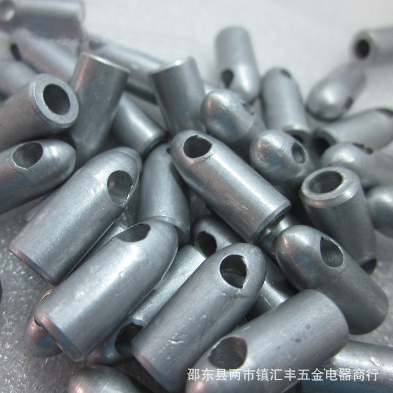 穿线器用尖头 束线铝头子电工穿管器头子配件|ru