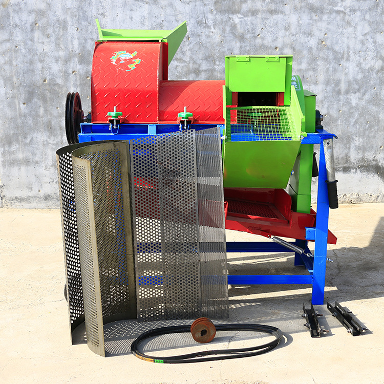 家用型谷子脱粒机农用红豆绿豆打粒机红心菜菜种子脱粒机打谷机