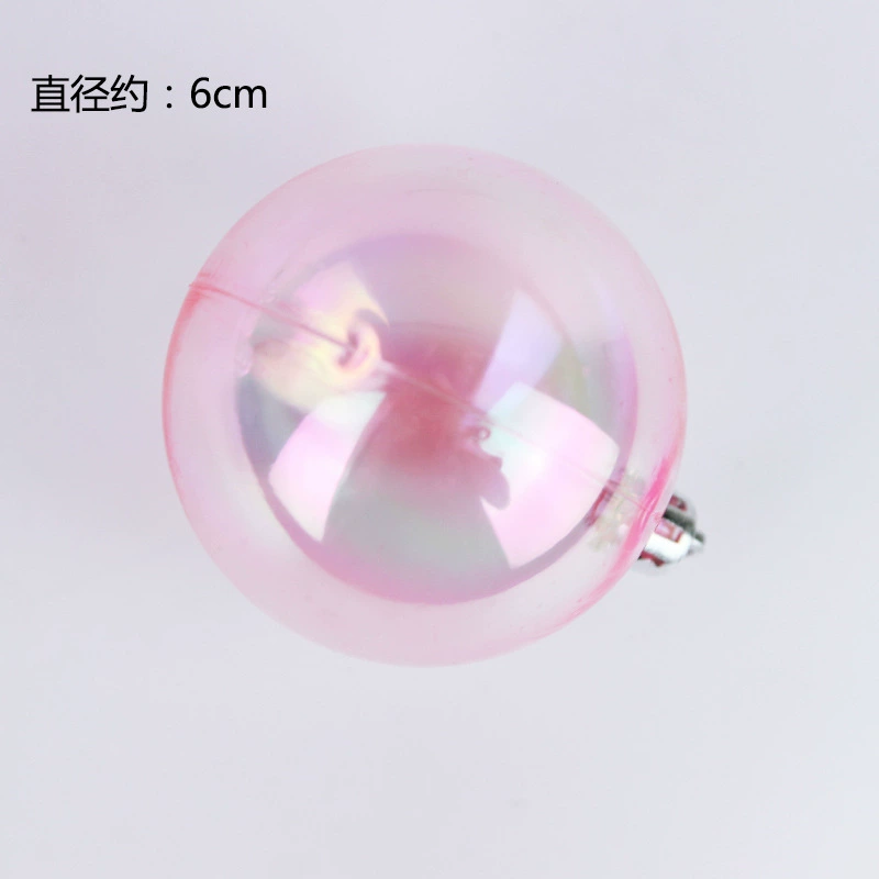 Brand transparent fuchsia decorations