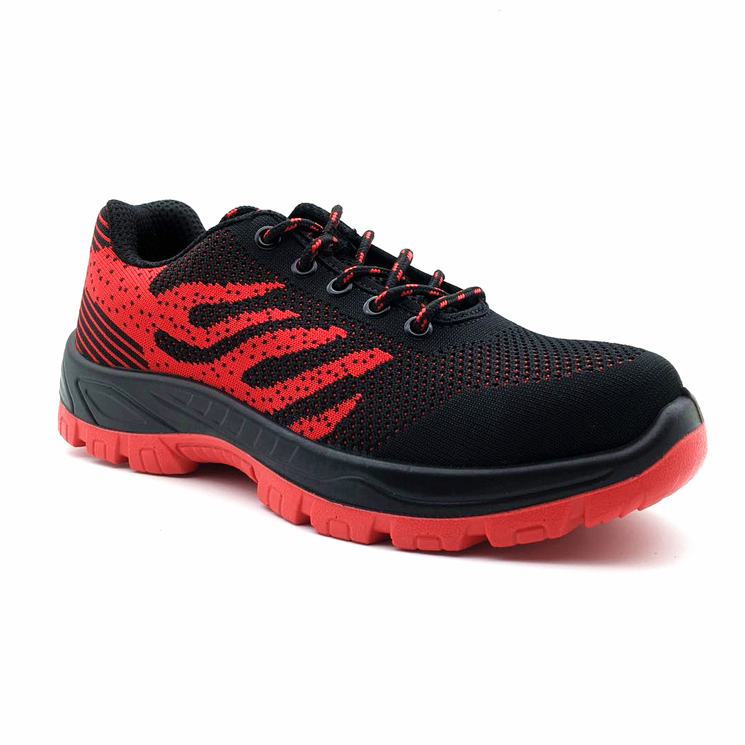 飞织603透气时尚登山款徒步鞋 防砸防刺工作鞋 现货批发耐磨