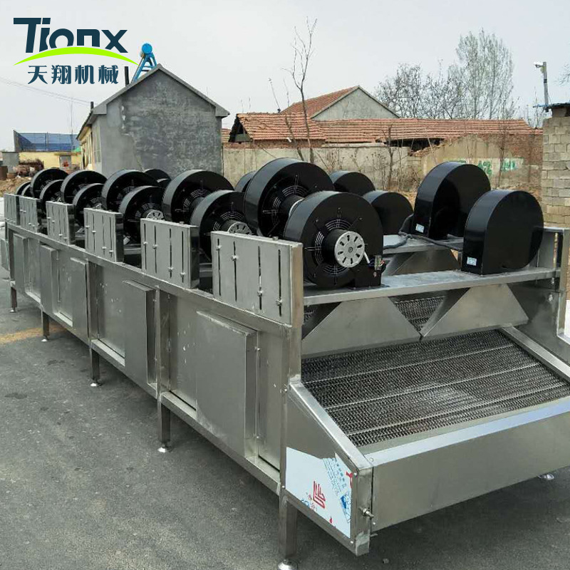 翻转式风干机 汽浴清洗机生产线 果蔬沥水风干线 厂家供应
