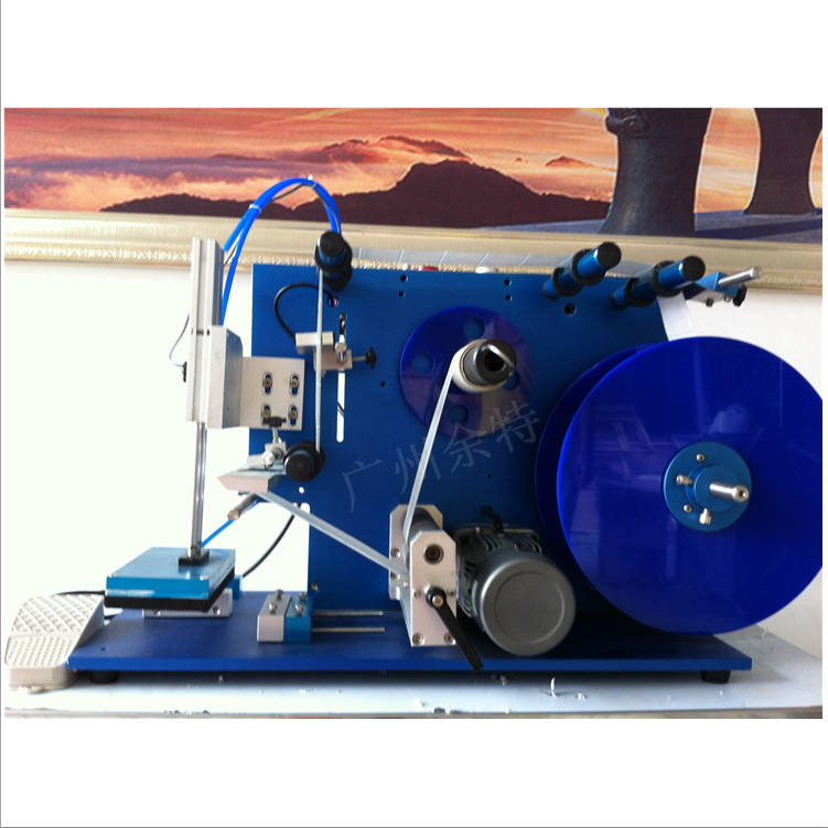 半自动平面贴标机|瓶盖不干胶平面贴标机|盒子贴标设备