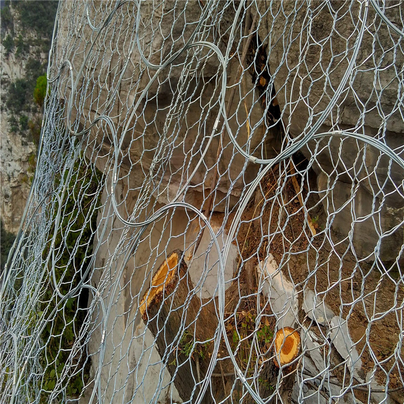 GPS2型主动防护网 钛克网钢丝布鲁克网 GER1型边坡防护网