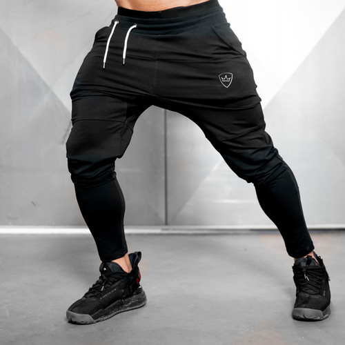 Muscle Fitness Brothers Sports Men's New Pants Running Sport Pants Slim Fit Small Foot Spring and Autumn Fashion Casual Pants