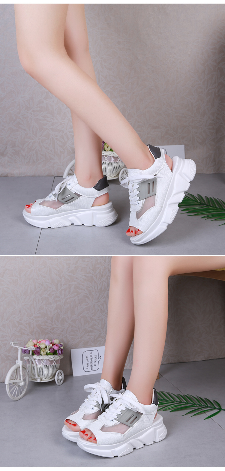 Chaussures été pour femme en Caoutchouc - Ref 3345921 Image 26