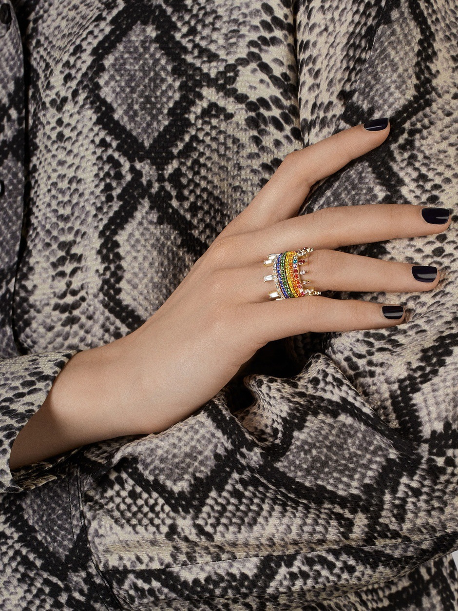 Daily, Street Occasion Copper Gold Plated Shiny Inlay Round Zircon Rings