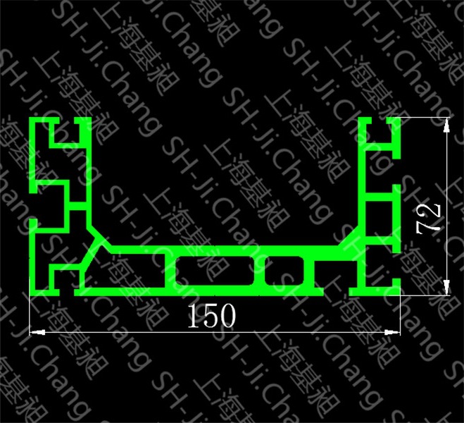 铝合金导轨全部规格 铝合金轨道所有规格 各类线体铝合金导轨型材
