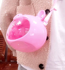 Hamster take-out cage, hedgehog carry-on cross-body bag, small pet take-out cage, small portable cage to carry