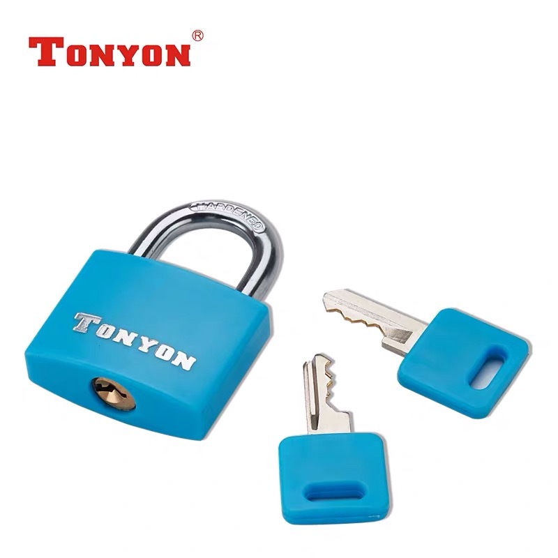 TONYON通用彩色挂锁行李箱包锁学生抽屉锁柜门锁健身房专用铝制锁|ms