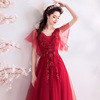 Red Bride Wedding Toast Wedding Thank you banquet wedding dress evening dress