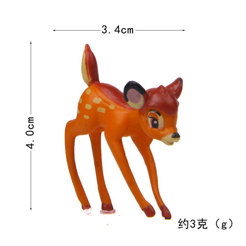 Self-healing warm series deer zoo figure Korean version creative small fresh gardening versatile landscaping doll