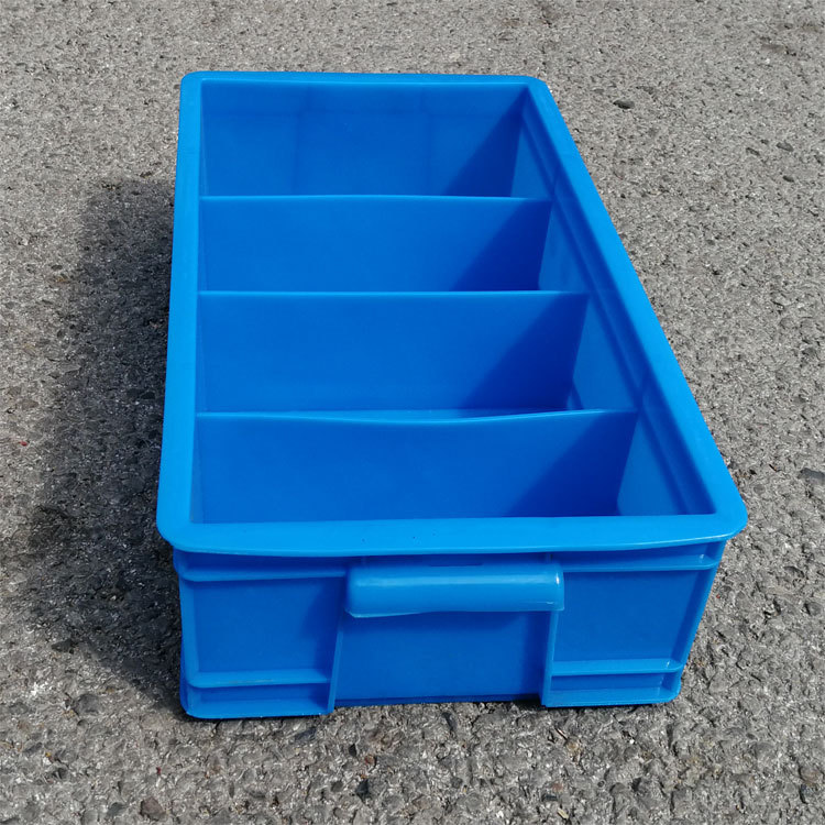 厂家直销4格箱 分隔 周转箱 零件框 零件分隔箱 五金工具分类箱