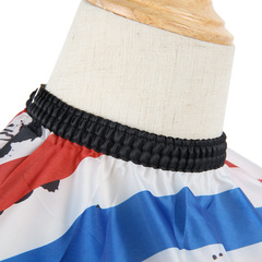 Wanmei factory direct sales fashion retro striped scarf hair salon hair scissor hair scarf non-stick hair scarf scarf single