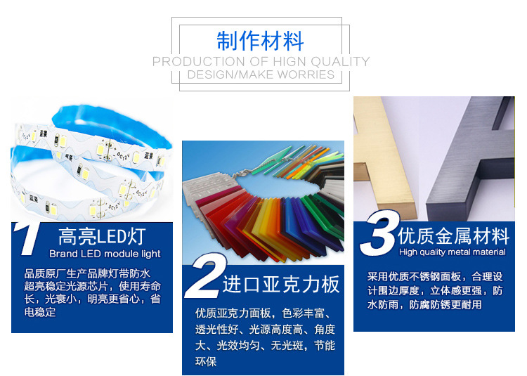 材料制作详情节