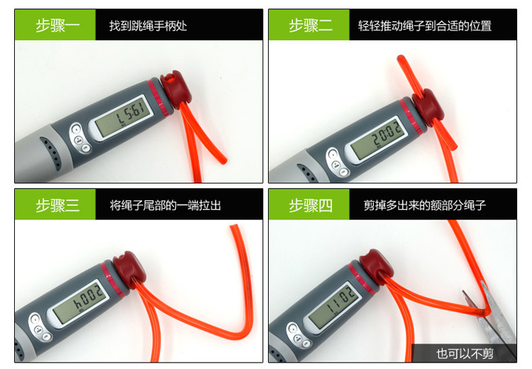 绳长调节步骤