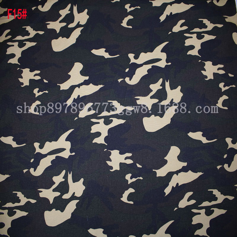 厂家直销现货72*40细珠帆布迷彩印花面料 箱包鞋材帽子面料