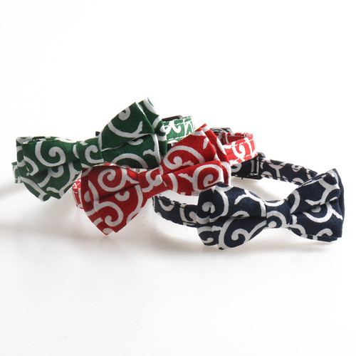 Aming New Product Icicle Color Cat Collar with Bow, Butterfly Bow Cat Collar, Dog and Cat Collar with Bell, Breathable