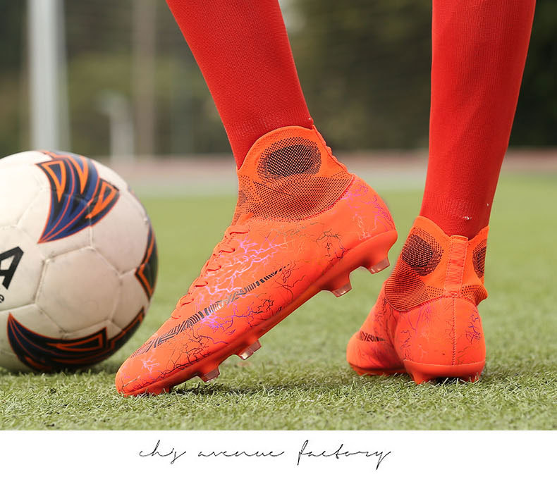 Scarpe da calcio per il commercio estero, da uomo, con suola piatta, unghie rotte, unghie lunghe, erba sintetica, studenti, allenamento, pallone da calcio in pelle per giovani_voghion.com