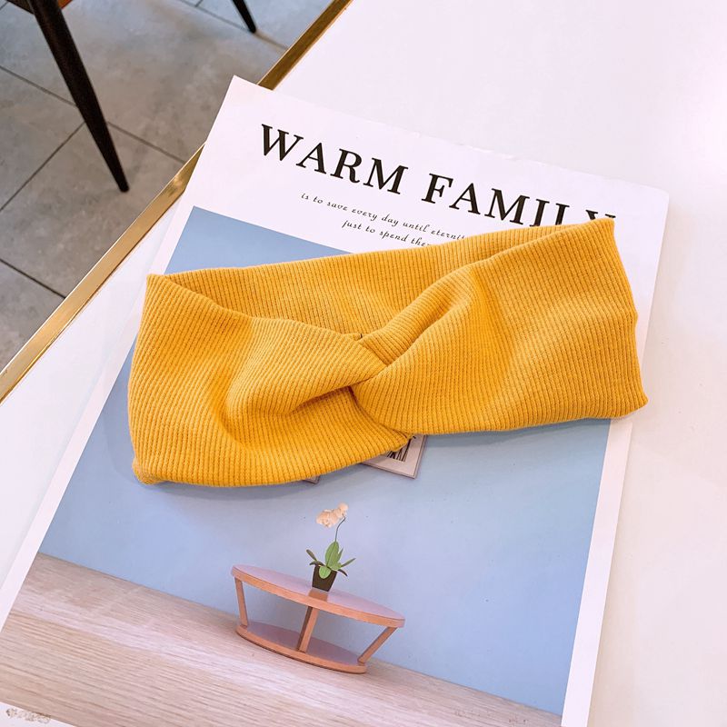 Simple New Woolen Knitting Wild Cross-style Hair Band display picture 4