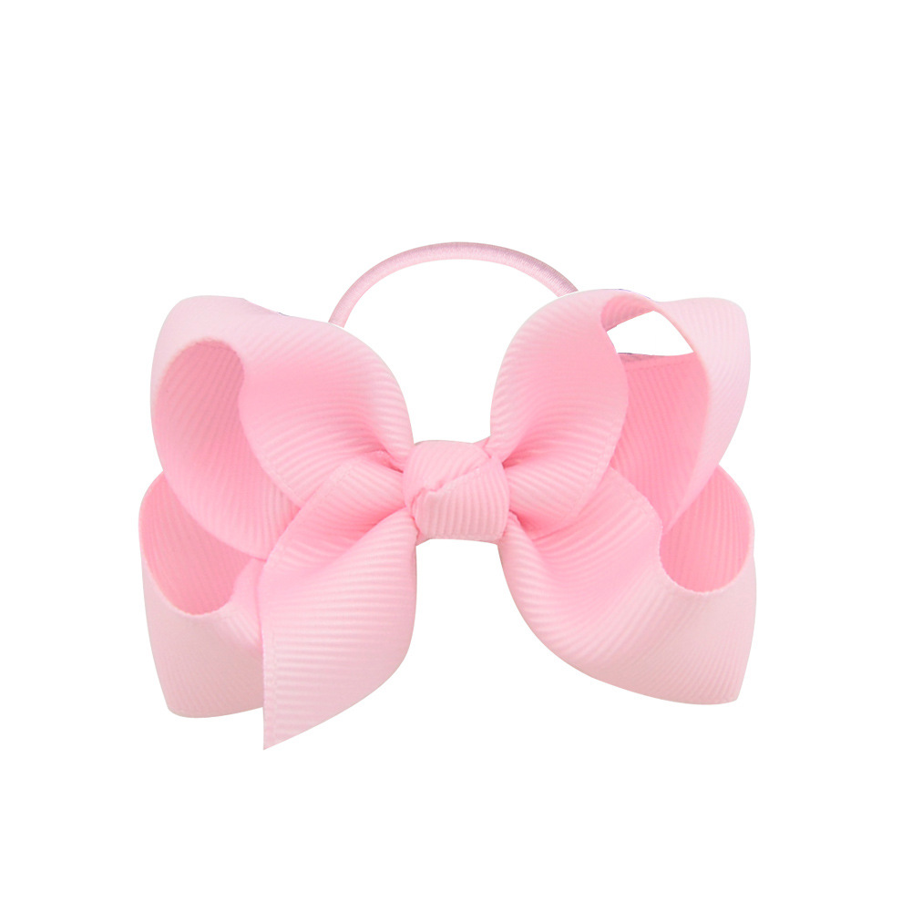 Simple New 20 Color Children's Multi-color Cute Flower Hair Ring Hair Accessories display picture 2