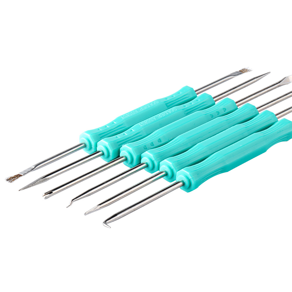 新款6合1助具套装6件套助焊电子电路板辅助焊接五金工具工具组合