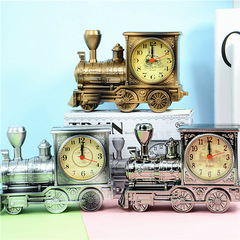 Vintage-Style Train Locomotive Alarm Clock | Creative Design Train Alarm Clock &ndash; Perfect Retro Gift for Students | Yiwu Boutique Department Store Wholesale