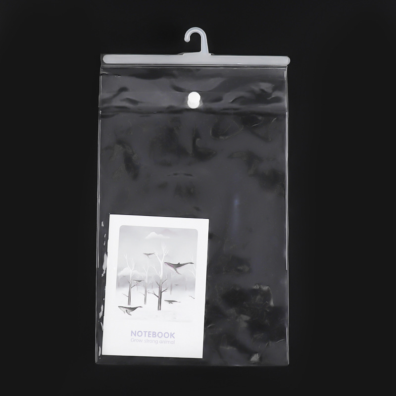 厂家直销pvc透明加厚服装拉链袋加厚透明自封薄膜袋