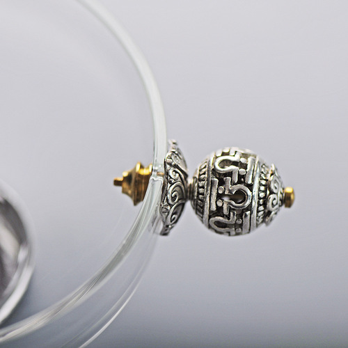 Tibetan silver Kung Fu tea set accessories heat-resistant glass tea leak tea strainer tea strainer tea separator tea filter Tibetan silver