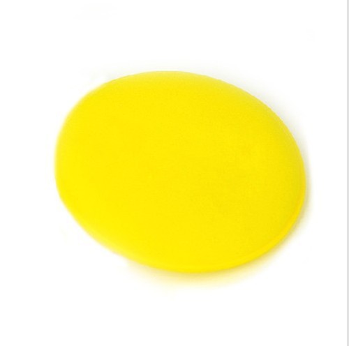Waxing sponge for car wiping, round car wash, waxing, maintenance, polishing, care and sealing sponge, yellow sponge ball