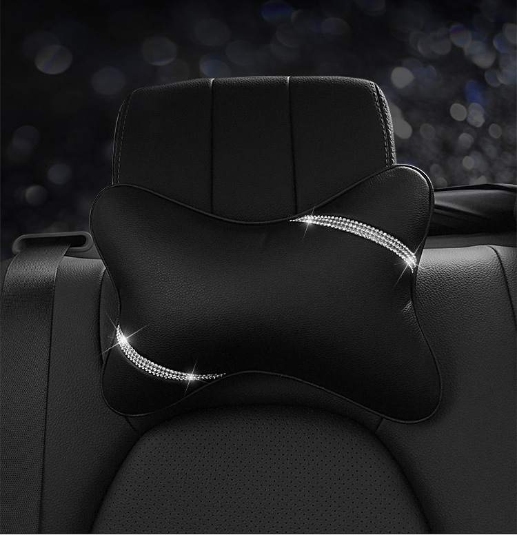 Cross-border car full diamond safety belt shoulder protective cover hand brake cover gear cover gear head car Diamond-embedded interior cover