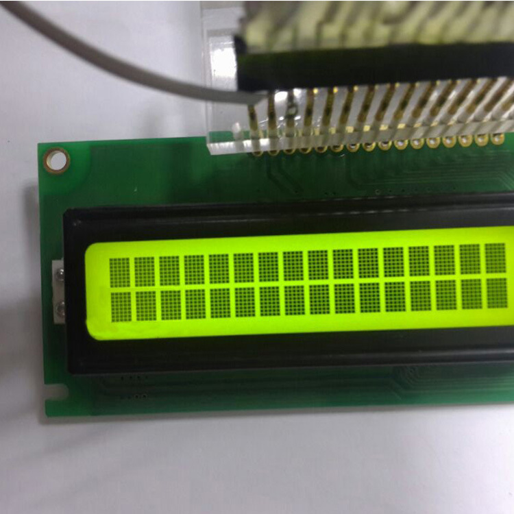晶锦厂家直销黄绿模JJB162D-03字符液晶模块 显示屏 显示模块