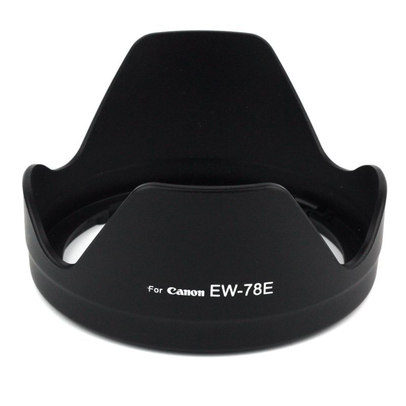 Lvshi 遮光罩EW-78E适用佳能7D 15-85mm镜头遮光罩单反相机遮光罩
