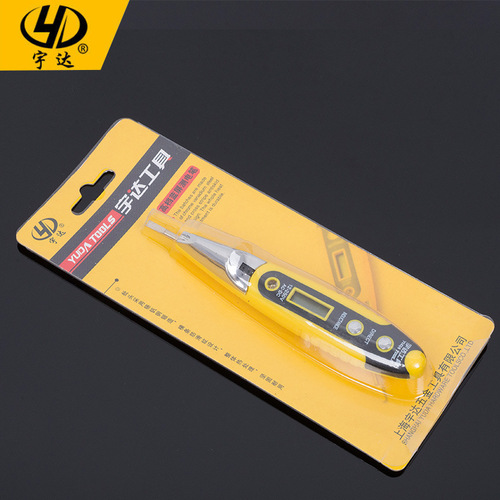 Yuda electric test pen handheld electric test pen digital display 12-220v electric test pen electrician electric pen induction electric test pen wholesale
