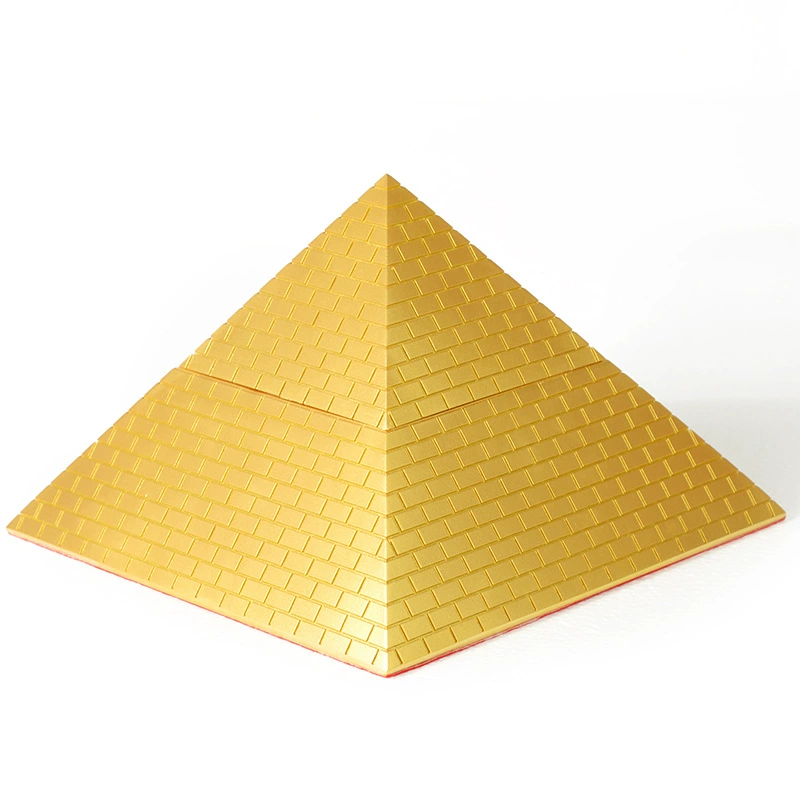Archeological pyramid, minifigure, storage system, resin decor