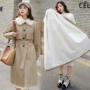 中长款冬季加厚翻领棉服